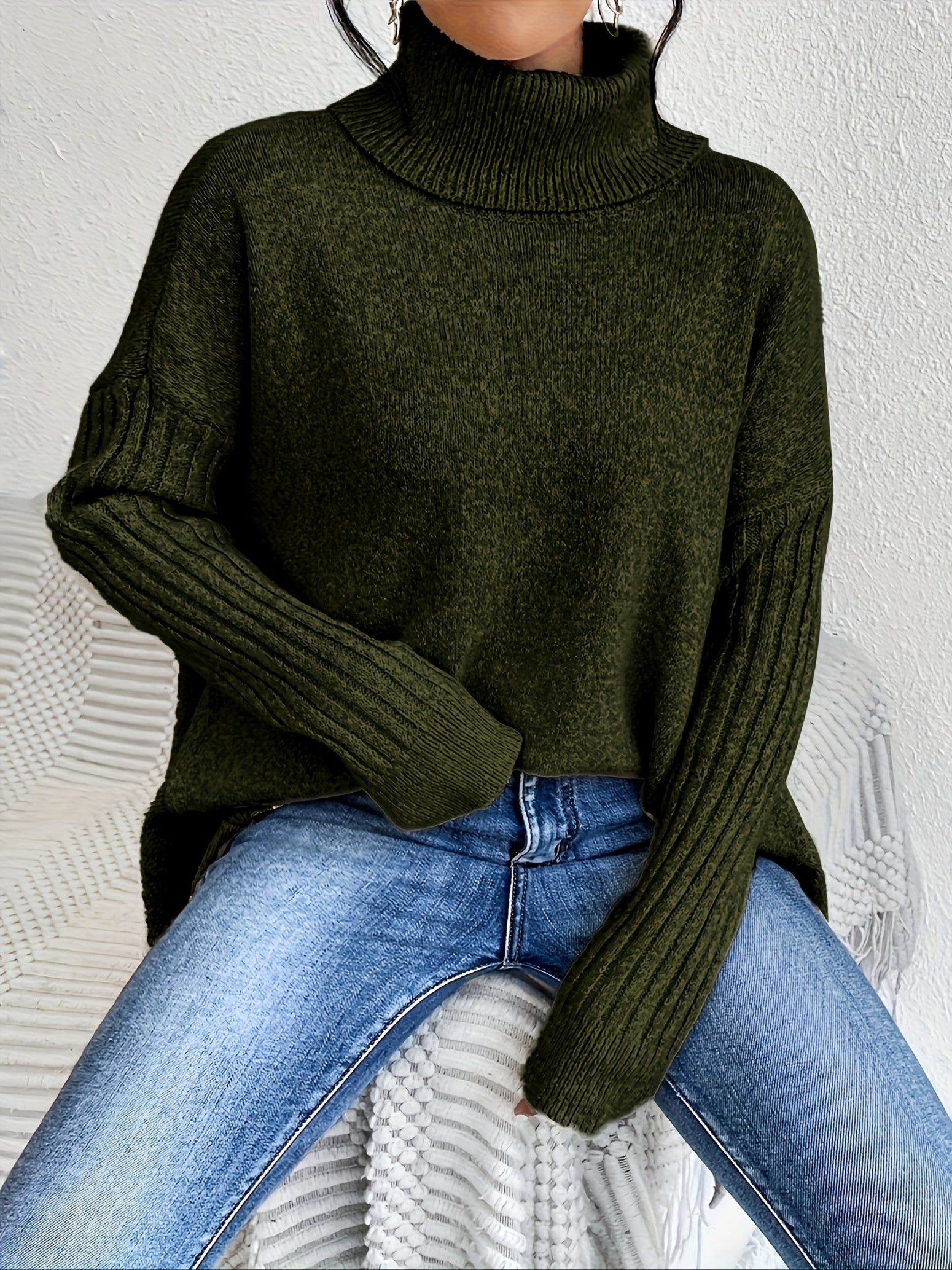 Roxanne | Oversized Polo Sweater