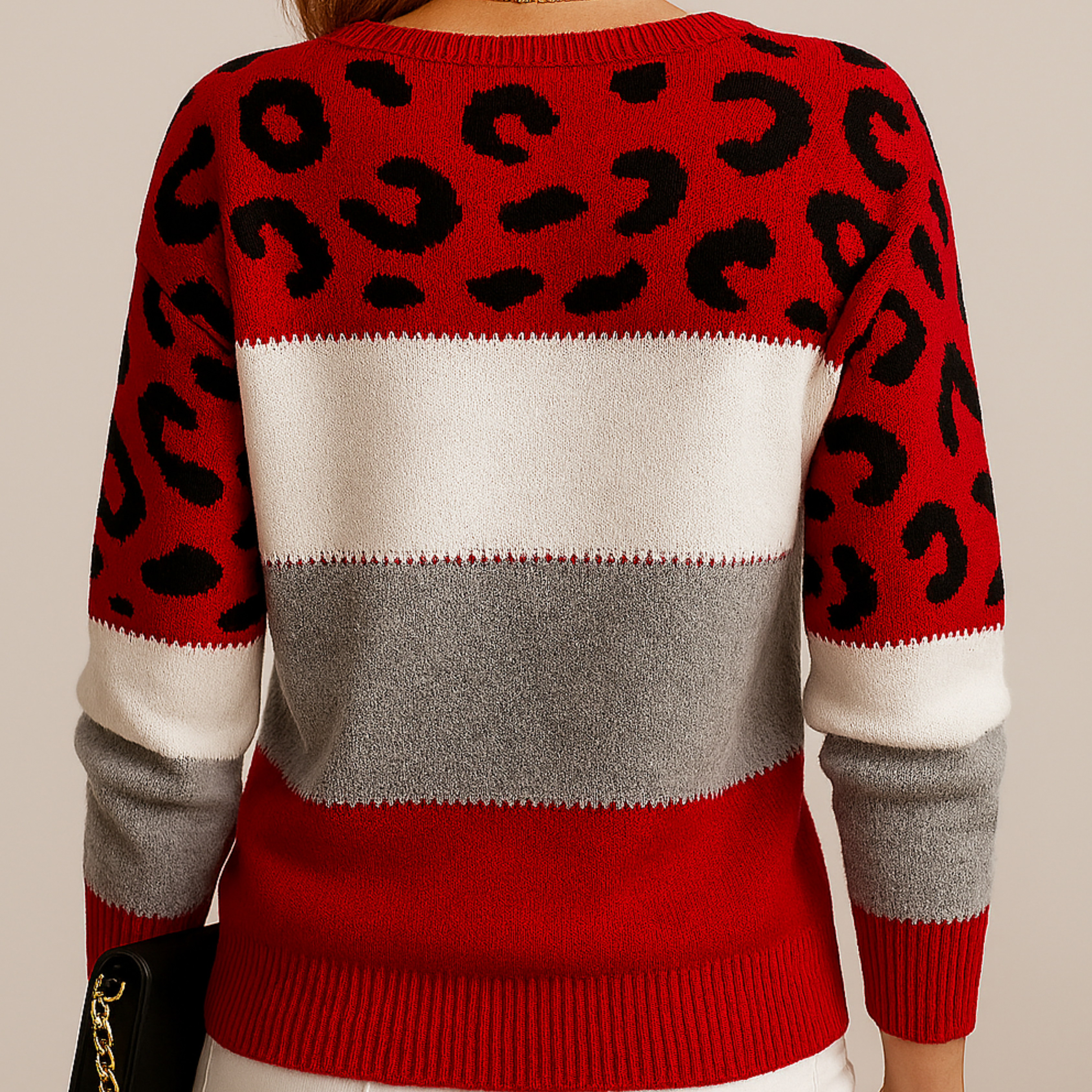 Lucy | Leopard Print Casual Sweater