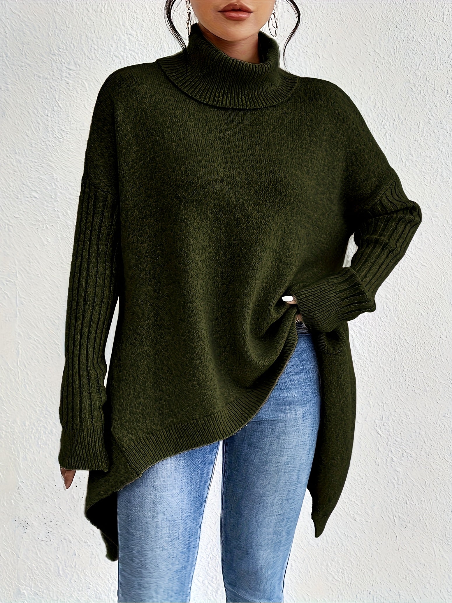 Roxanne | Oversized Polo Sweater