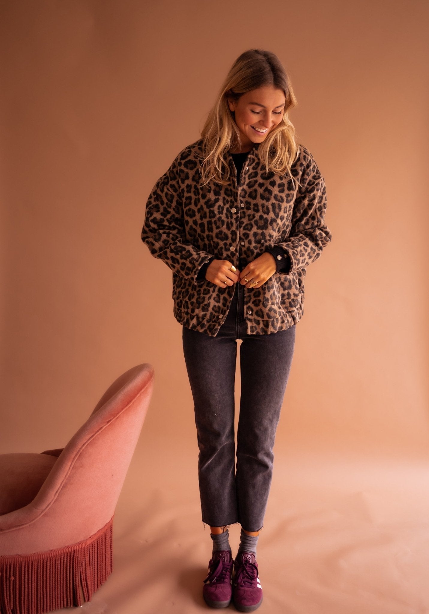Cecilia | Trendy Leopard Jacket