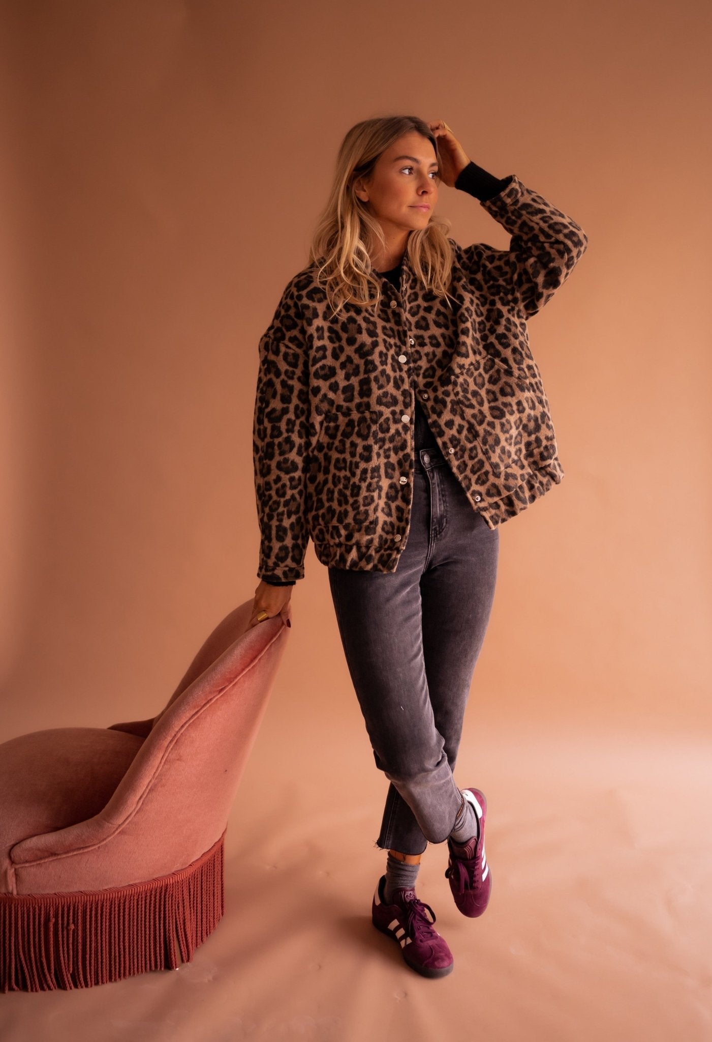 Cecilia | Trendy Leopard Jacket