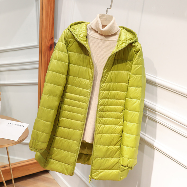 Mackenna | New waterproof jacket with white duck down padding
