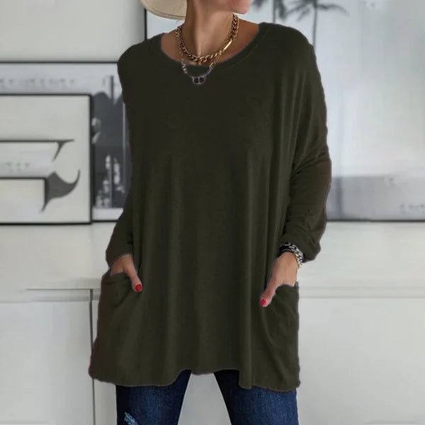 Mackenzie | Relaxed Long Sleeve Top