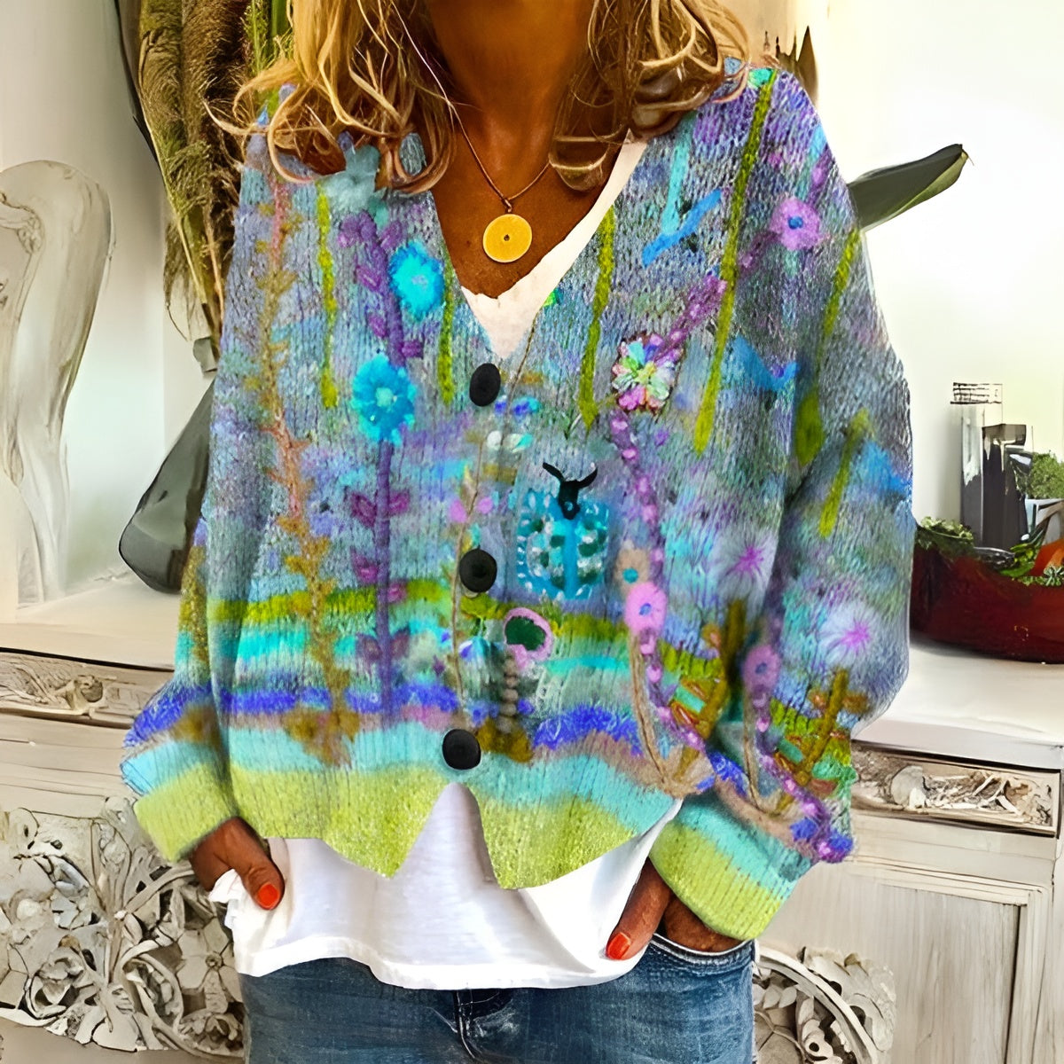Gabriella | Floral Cardigan