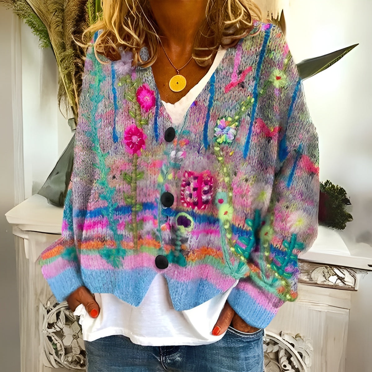 Gabriella | Floral Cardigan
