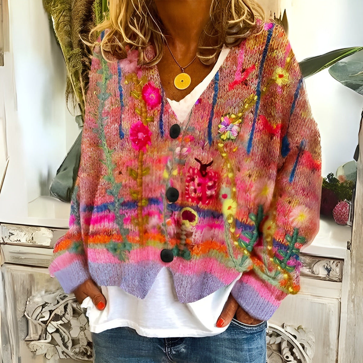 Gabriella | Floral Cardigan