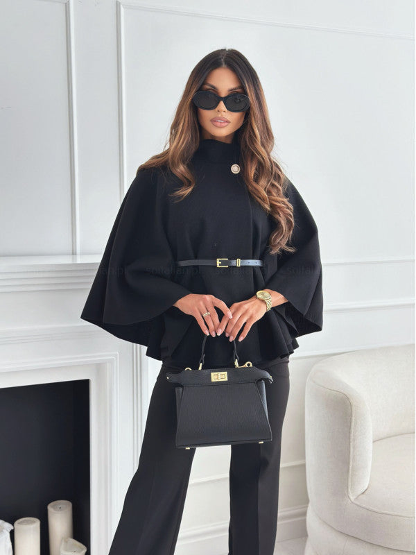 Rachel | Chic butterfly jacket with belt