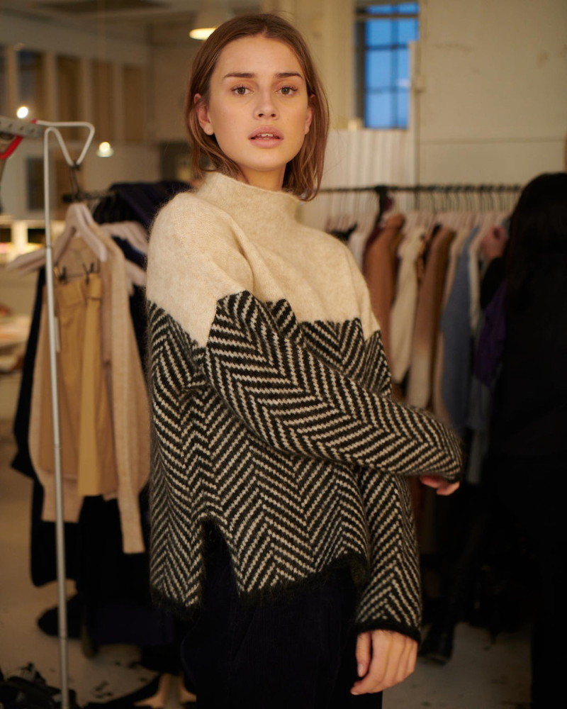 Madison | Cotton Turtleneck Sweater