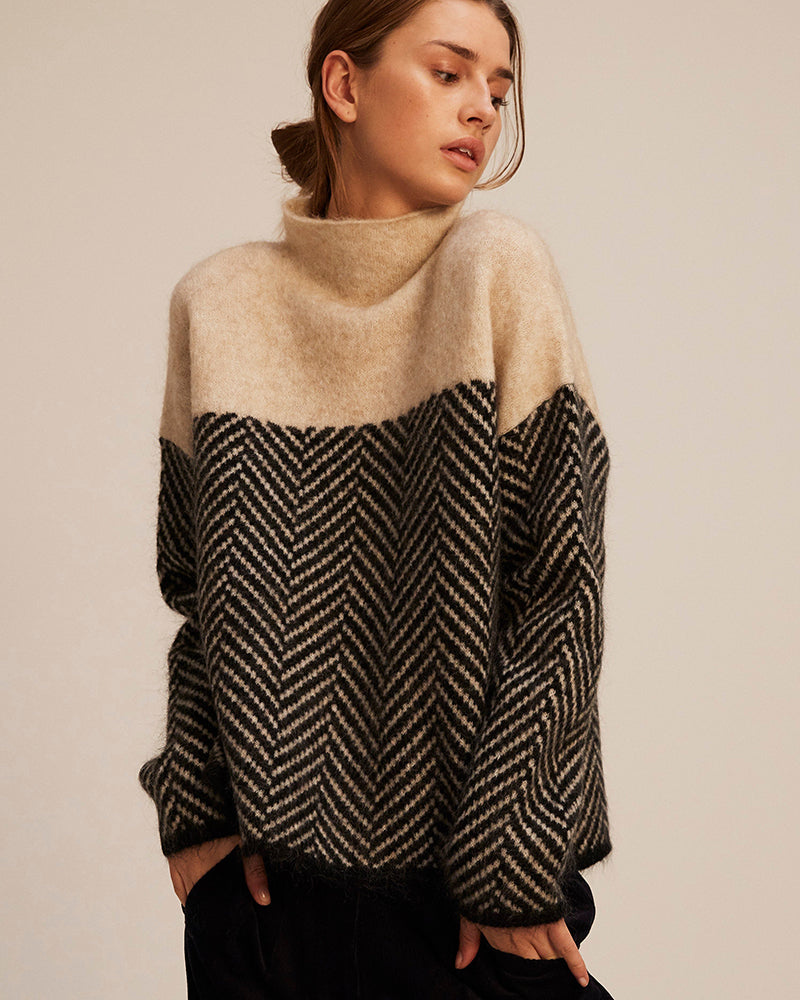 Madison | Cotton Turtleneck Sweater