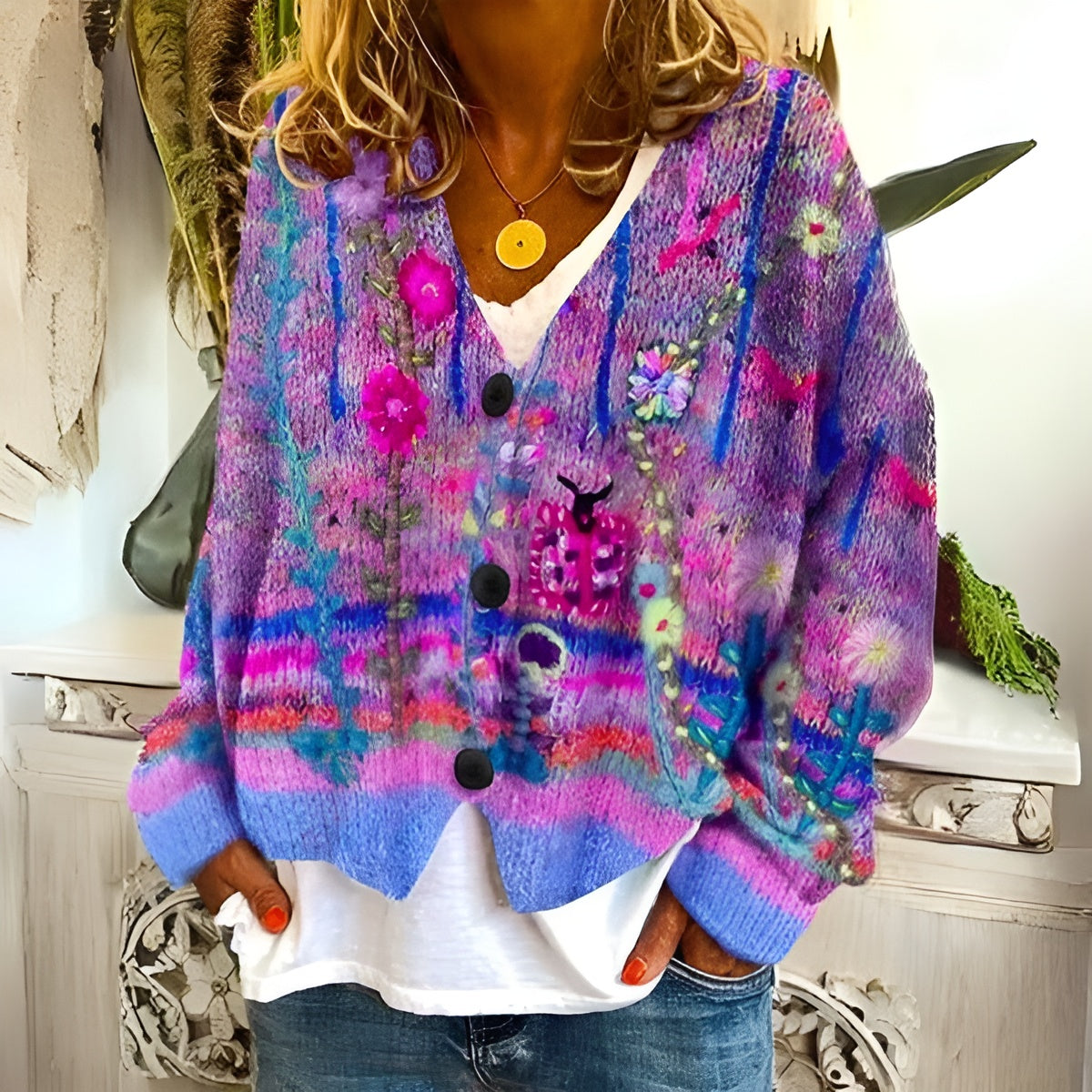 Gabriella | Floral Cardigan