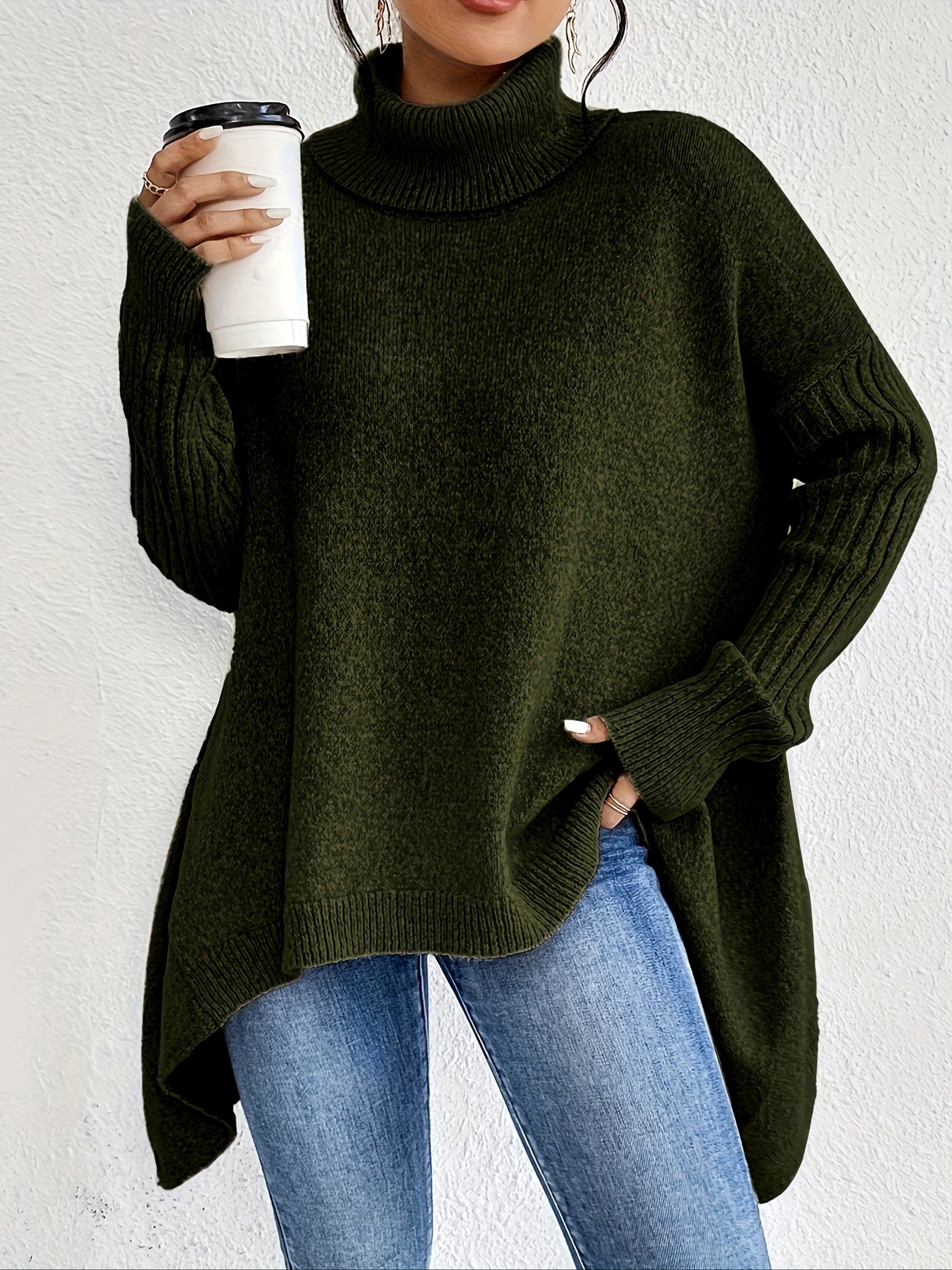 Roxanne | Oversized Polo Sweater
