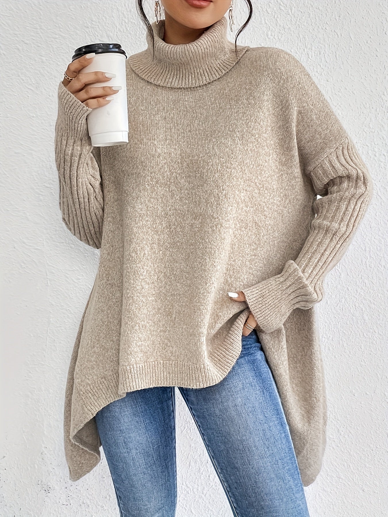 Roxanne | Oversized Polo Sweater