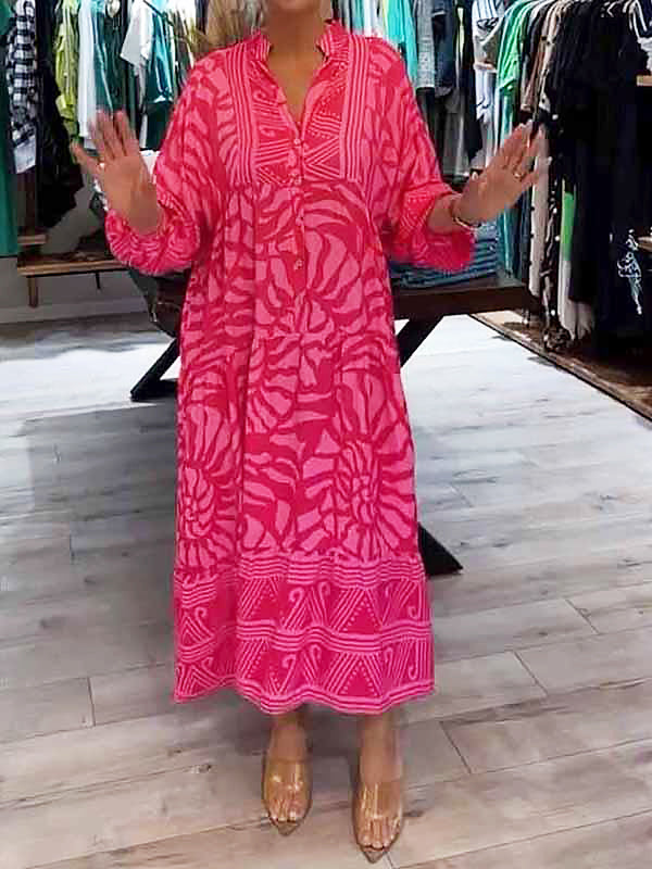 Avery | V-neck dress with print