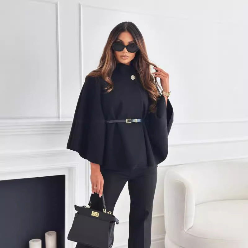 Rachel | Chic butterfly jacket with belt