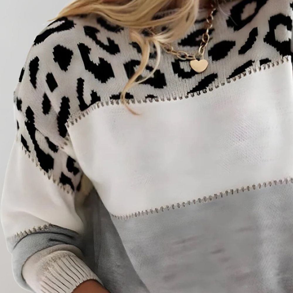 Lucy | Leopard Print Casual Sweater