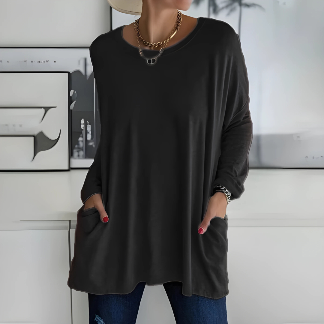 Mackenzie | Relaxed Long Sleeve Top