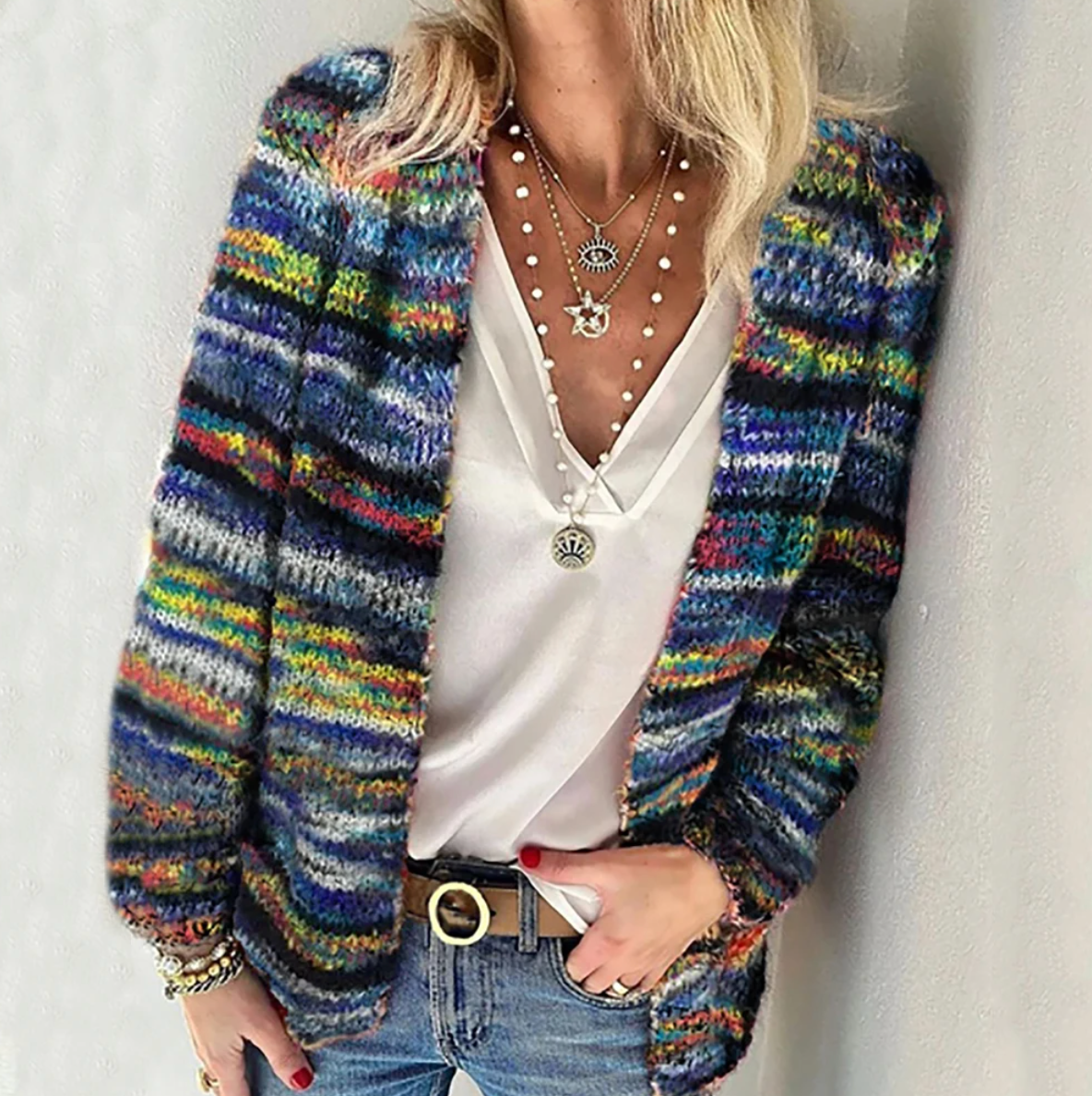 Dakota | Cozy Multicolor Cardigan