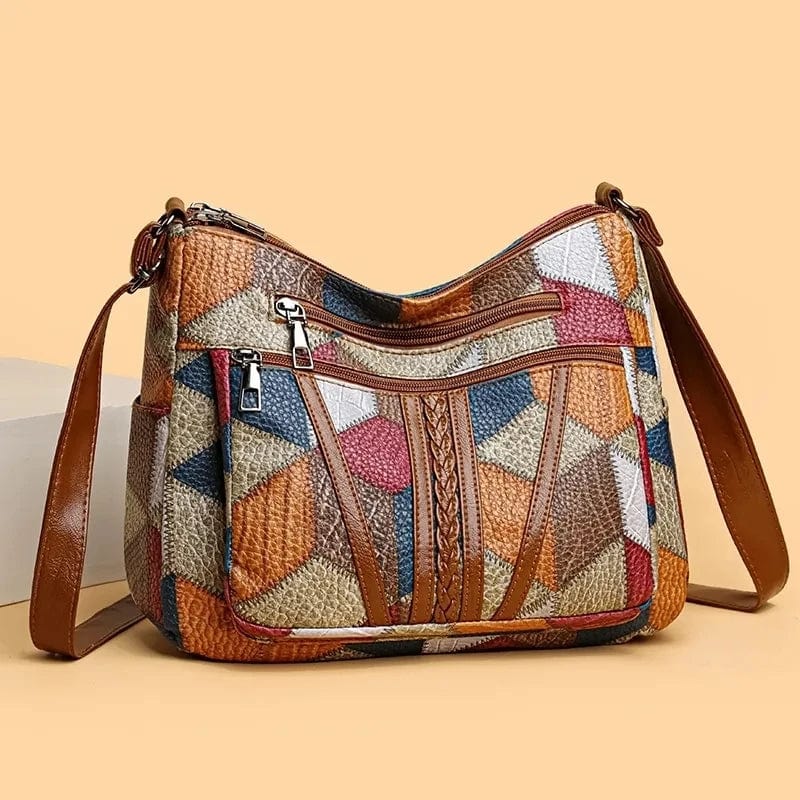 Adrienne | Mosaic Leather Handbag