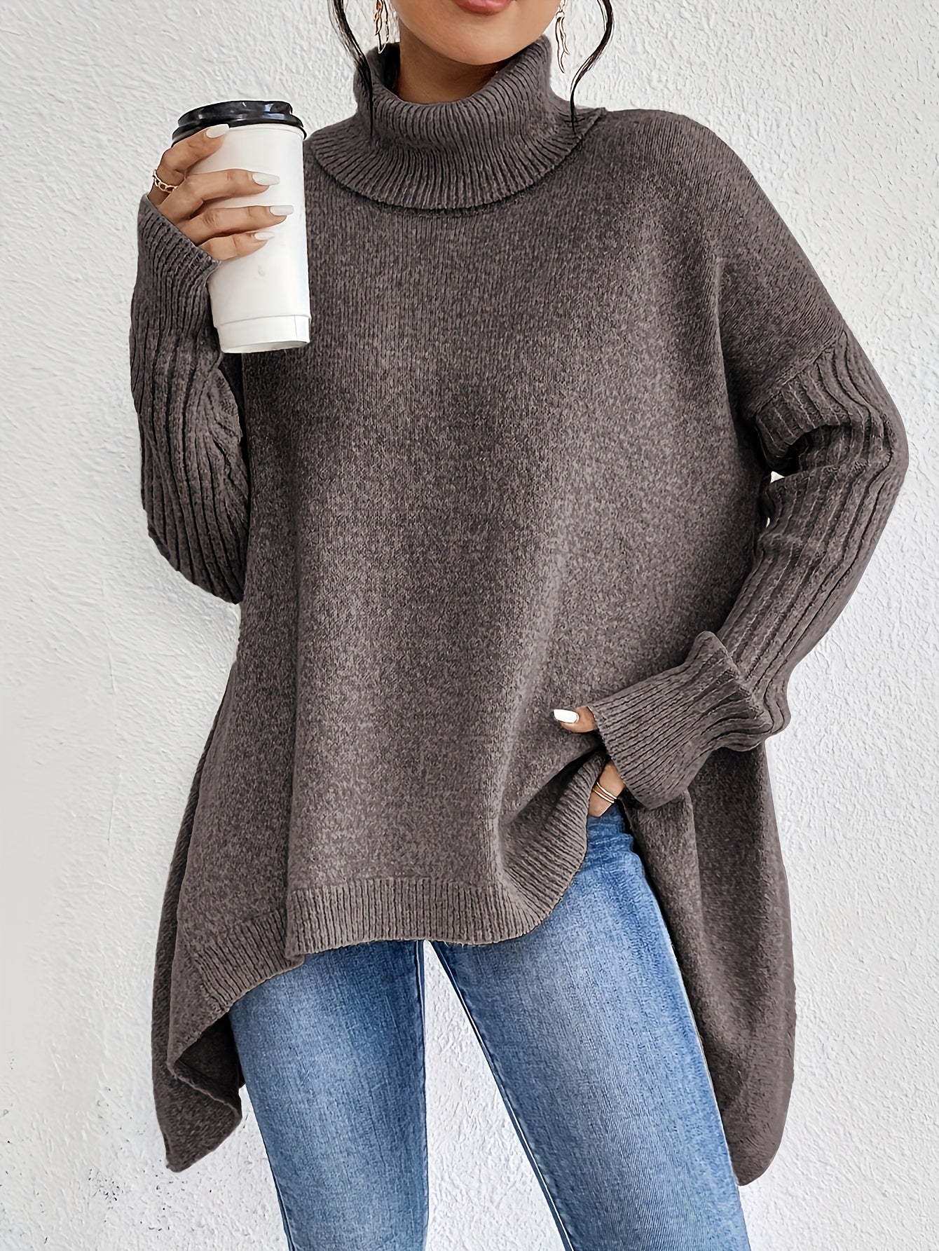 Roxanne | Oversized Polo Sweater