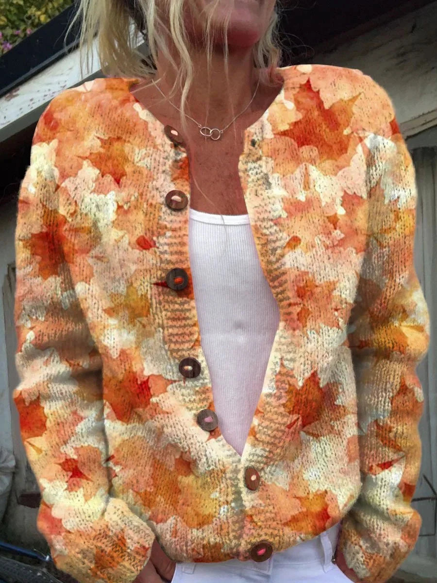 Kimberly | Women's Floral Button Cardigan
