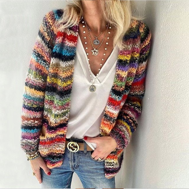 Dakota | Cozy Multicolor Cardigan