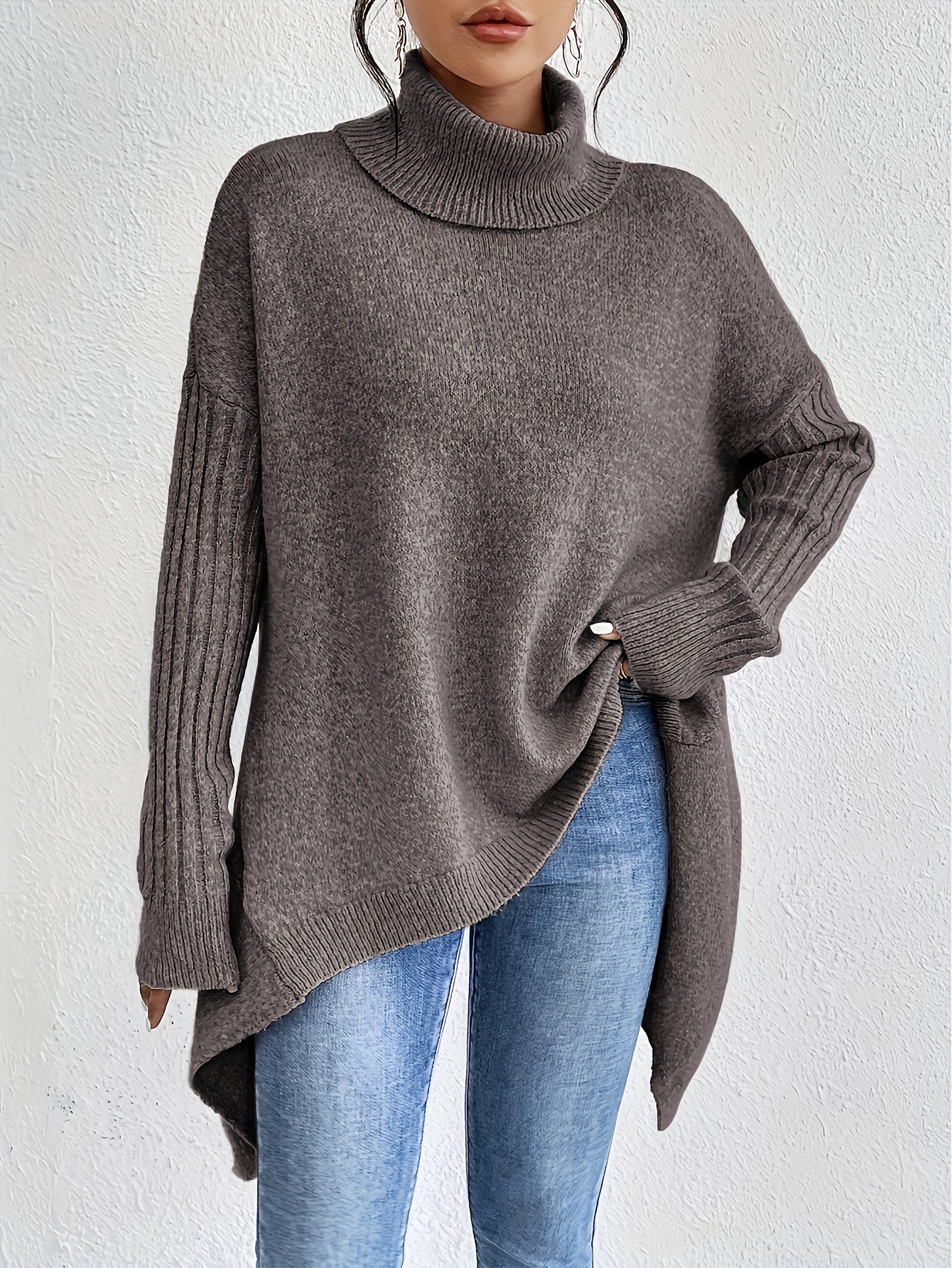 Roxanne | Oversized Polo Sweater