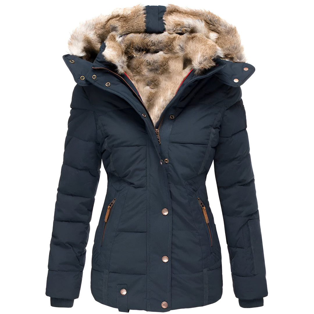 Elise | Slim-Fit Hooded Puffer Jacket – Warmth, Comfort & Everyday Style
