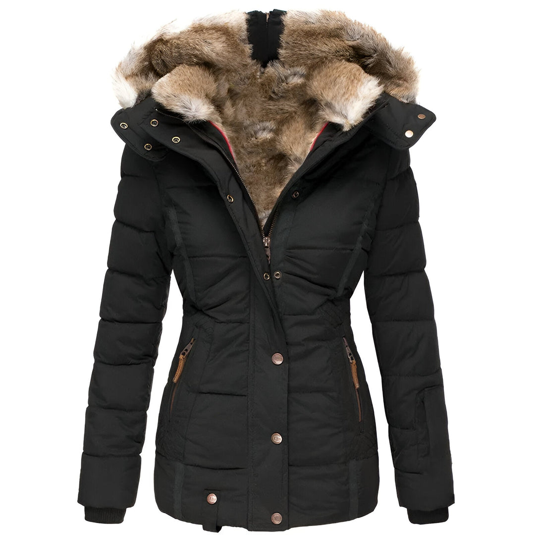Elise | Slim-Fit Hooded Puffer Jacket – Warmth, Comfort & Everyday Style