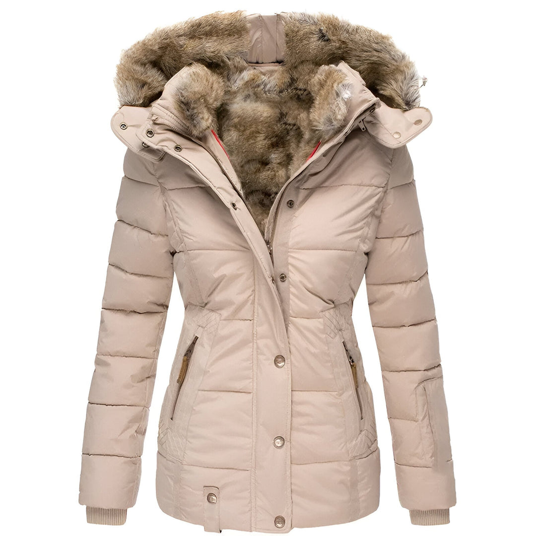Elise | Slim-Fit Hooded Puffer Jacket – Warmth, Comfort & Everyday Style