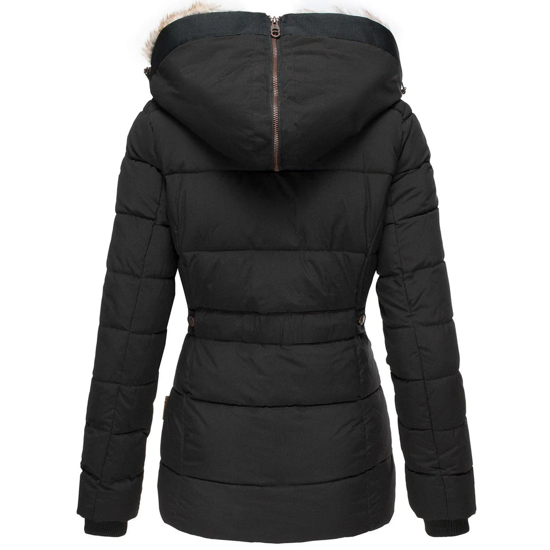 Elise | Slim-Fit Hooded Puffer Jacket – Warmth, Comfort & Everyday Style