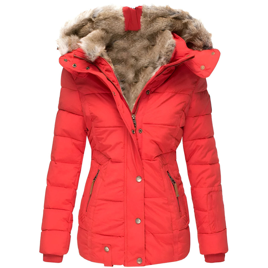 Elise | Slim-Fit Hooded Puffer Jacket – Warmth, Comfort & Everyday Style