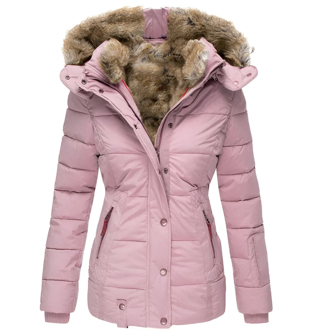 Elise | Slim-Fit Hooded Puffer Jacket – Warmth, Comfort & Everyday Style