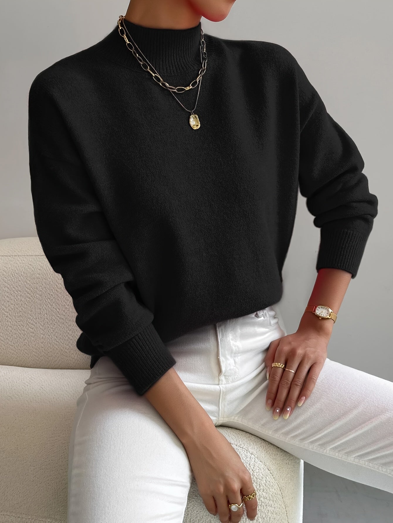 Maria | Elegant and Comfortable Turtleneck Sweater