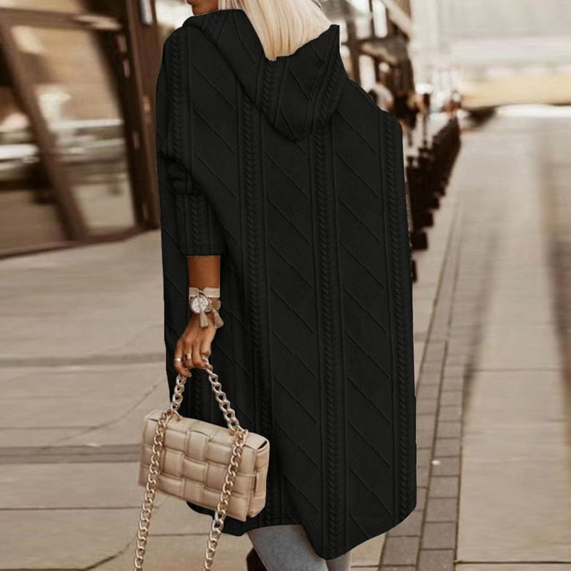 Trinity | Extended Length Hooded Cardigan