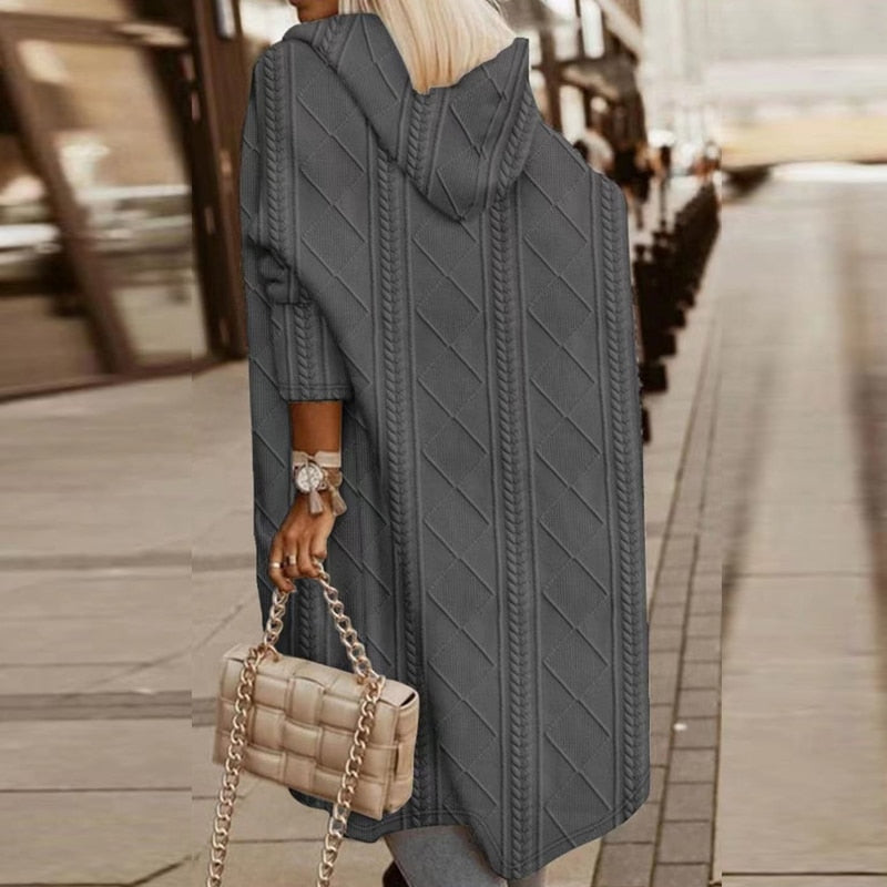 Trinity | Extended Length Hooded Cardigan